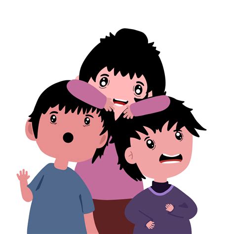 Brother and sister 27134563 PNG