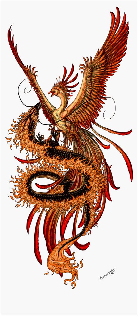 Phoenix Feather Tattoos, Phoenix Tattoo Design, Tattoo Phoenix, Chinese Dragon Drawing, Chinese ...