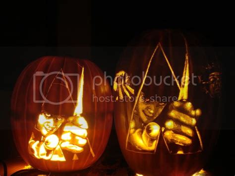 My Halloween Pumpkins From 2008 And Previous Years Dial Up Warning