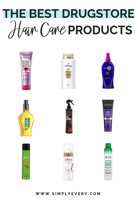 The Best Drugstore Hair Care Products - Simply Every