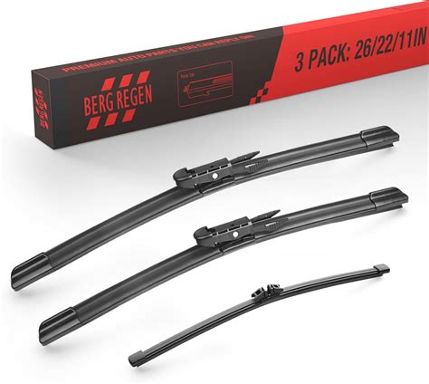 Amazon.com: BERG REGEN 3 Wipers Windshield Wiper Blades, Replacement ...