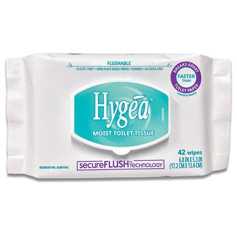 Pdi Hygea Moist Flushable Toilet Tissue Wipe A S