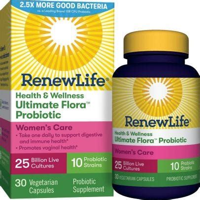 Renew Life Ultimate Flora Women S Care Health Wellness Daily