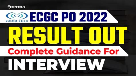 Ecgc Po Result Out 2022 Complete Guidance For Ecgc Po Interview By