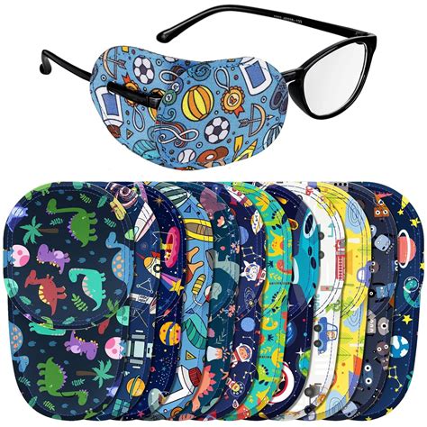 Amazon.com: Newcotte 12 Pcs Eye Patch for Kids Toddler Reusable