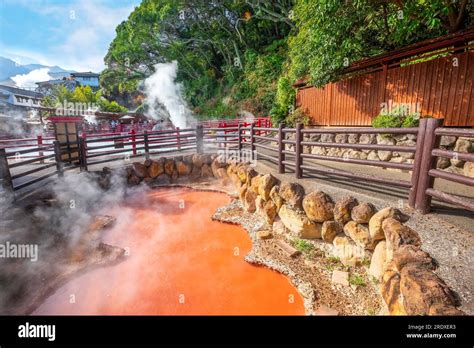 Beppu Japan Nov Kamado Jigoku Hot Spring In Beppu Oita The Town Is Famous For Its