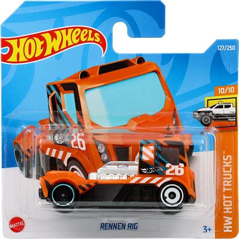 Rennen Rig Hw Hot Trucks Orange Hot Wheels