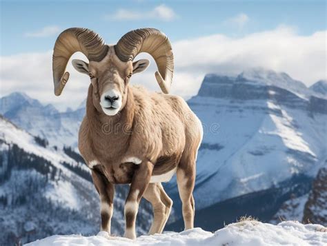 Big Horn Sheep Stock Illustration Illustration Of Alberta 293708752