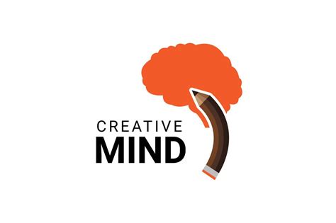 Creative Mind Logo Design Template Graphic By Dyn Studio · Creative Fabrica