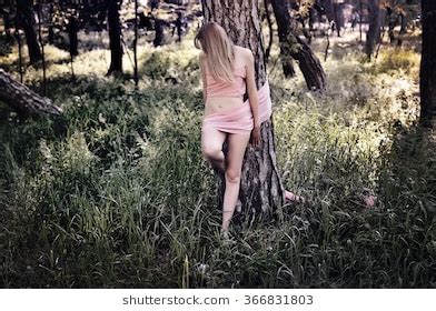 Lost Forest Naked Woman Tied Ribbon 스톡 사진 366831803 Shutterstock