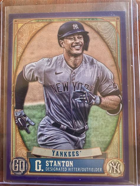 2021 Gypsy Queen GIANCARLO STANTON 295 PURPLE 211 250 New York