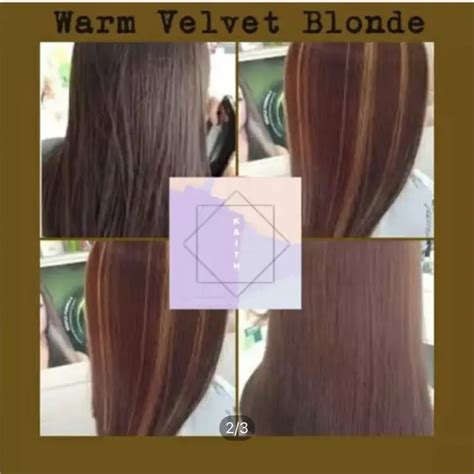 BREMOD WARM VELVET BLONDE Hair Colorant With Oxidiser Set Lazada PH