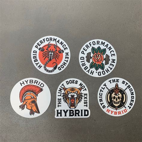 Hybrid Sticker Pack Hybrid Apparel