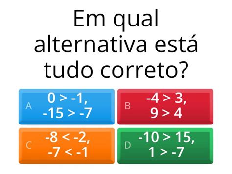 Exercicio De Numeros Inteiros 7 Ano