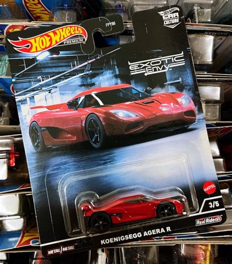 Hot Wheels Exotic Envy Lamborghini Essenza Koenigsegg Agera R Bugatti Eb Mclaren