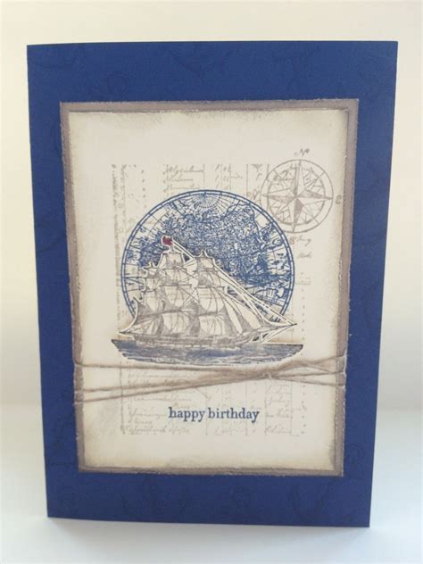 Open Sea Stamps From Stampin Up Stampin Up Cards Masculine Cards