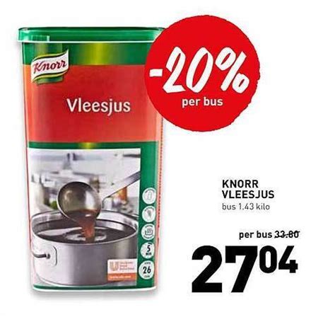 Knorr Vleesjus Aanbieding Bij De Kweker