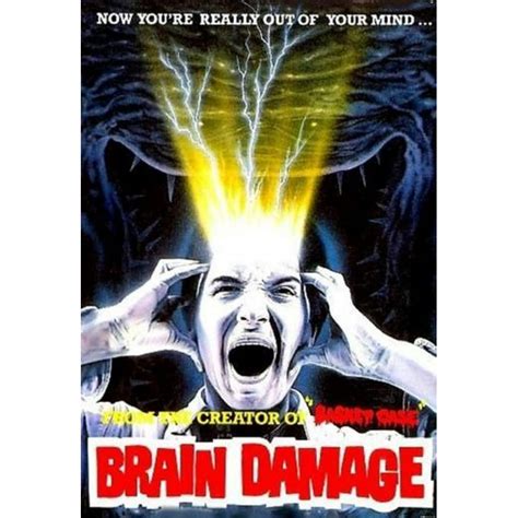 Brain Damage Movie poster Metal Sign 8inx 12in Art Print on Metal 8x12 ...