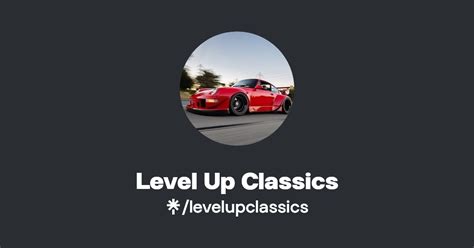 Level Up Classics Instagram Tiktok Linktree