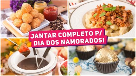 Dia Dos Namorados Card Pio Completo Receitas F Ceis Jantar