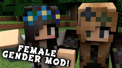 Minecraft Mods Female Gender Mod Girl Zombies Boobs Girlfriend Mod Youtube