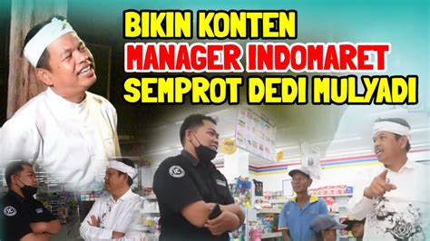 Heboh Dedi Mulyadi Disemprot Manager Indomaret KDM Kang Dedi Mulyadi