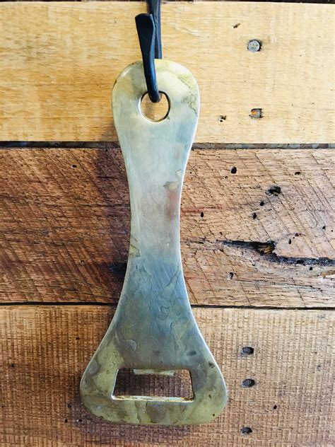 Vintage Brass Bottle Opener Vintage Large Brass Bottle Etsy Hong Kong