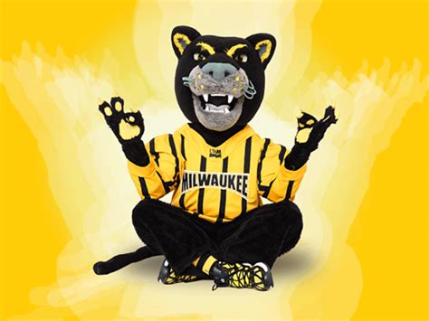 UW Milwaukee Panthers mascot, Pounce the Panther. | Mascot, Wisconsin ...