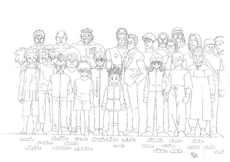 original hunter  hunter manga art