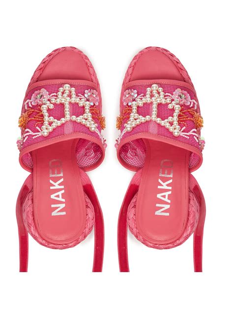 Sandalen Naked Wolfe Bluebell Rosa Eschuhe De