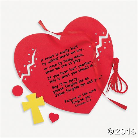 Forgiveness Heart Craft Kit Discontinued Heart Crafts Craft Kits