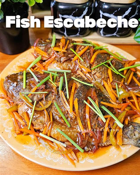 Fish Escabeche Yummy Kitchen