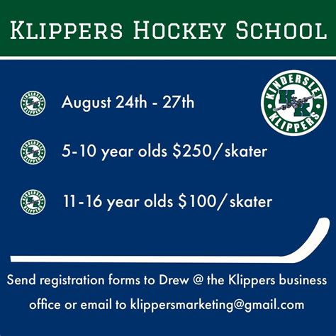 2020 Iron Horse Kindersley Klippers Hockey School | Kindersley Klippers