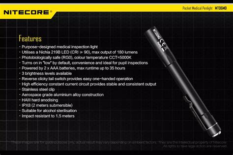 Nitecore MT06MD LED Penlight | Nitecore.co.uk