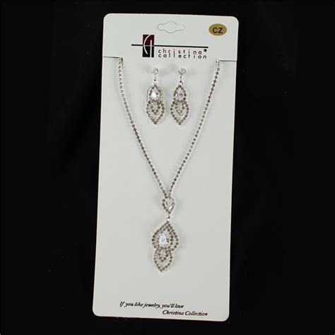 Cubic Zirconia Necklace Set DDFLimport Wholesale Fashion Jewelry