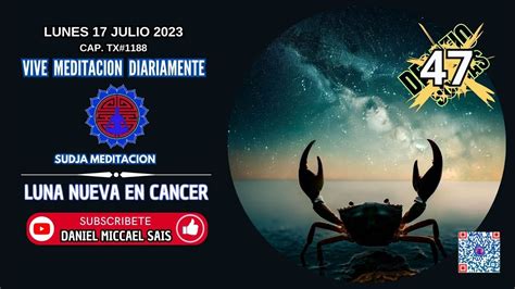 SUDJA MEDITACION Luna Nueva En Cancer En Vivo VEMEDITACIONDIARIAMENTE