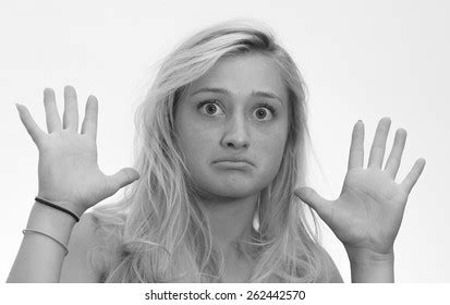 Funny Nude Blonde Woman Gives Stock Photo Shutterstock