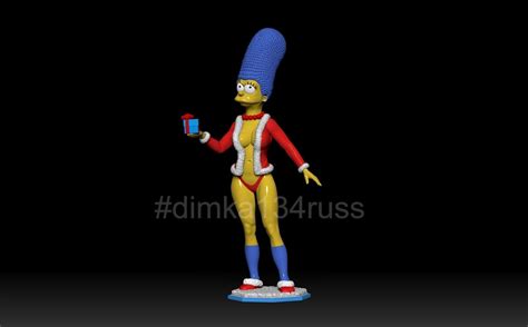 Simpsons Marge 3d Model 3d Printable Cgtrader