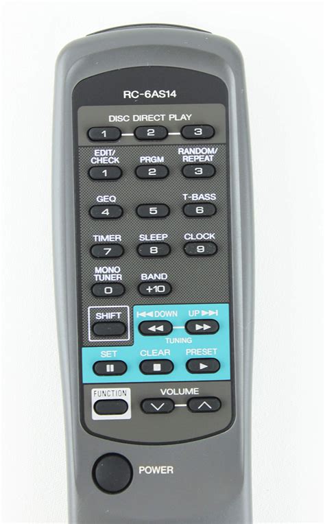 Original Aiwa Rc As Audio System Remote Control Supplied With Models