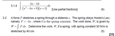 Solved 3.1.4 ∫(x2−6x+9)(x+1)6x−10dx [Use partial fractions] | Chegg.com