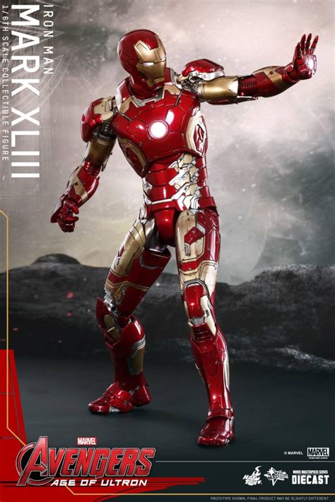 Hot Toys Avengers Age Of Ultron Iron Man Mark Xliii Captain America And Ultron Prime
