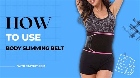 Slim Belt Part 2 How To Use Body Slimming Belt And Loose Weight