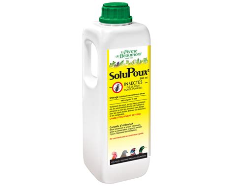 Solupoux² 500 Ml Ferme De Beaumont • Anti Insectes Pour Poulailler