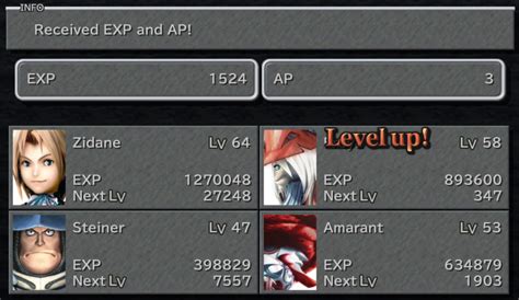 level  final fantasy ix final fantasy wiki fandom