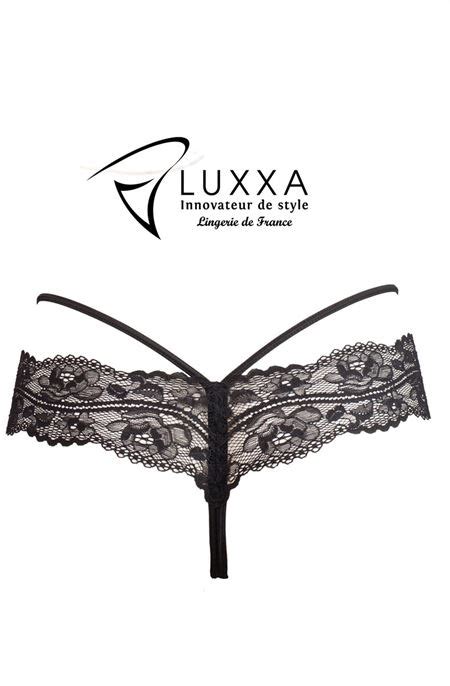 Luxxa Reglisse Open G String Enchante Lingerie