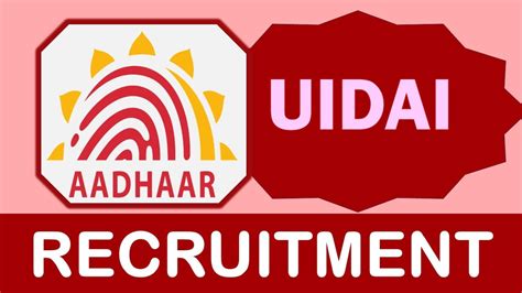 Uidai Recruitment Check Post Qualification Age Pay Scale