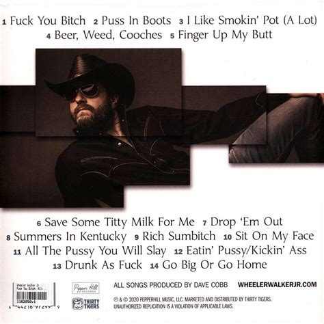 Wheeler Walker Jr Fuck You Bitch All Time Greatest Hits Vinyl LP 2020 EU Original HHV