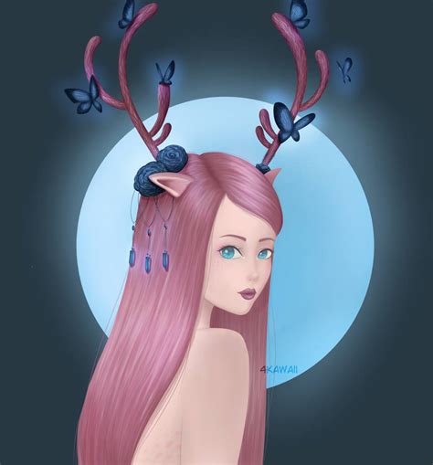 Deer Girl By 4kawaii On Deviantart