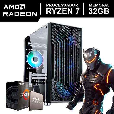 Pc Gamer Ryzen 7 5700g - PC GAMER AMD Ryzen 7 5700G, 32GB Ram DDR4, 500GB SSD M.2 NVMe, Radeon ...