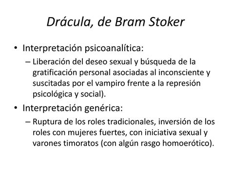 PPT Drácula de Bram Stoker PowerPoint Presentation free download